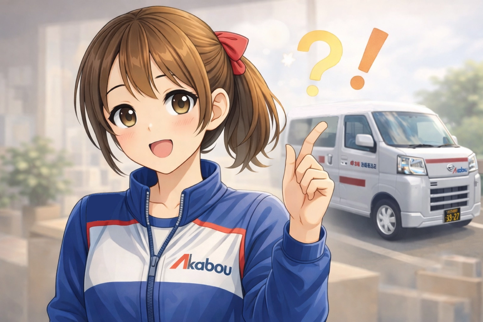 よくあるご質問とご回答を紹介する まなちゃん｜赤帽池崎運送店